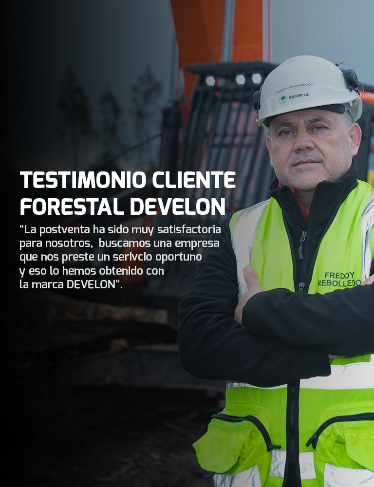 Develon en el rubro forestal