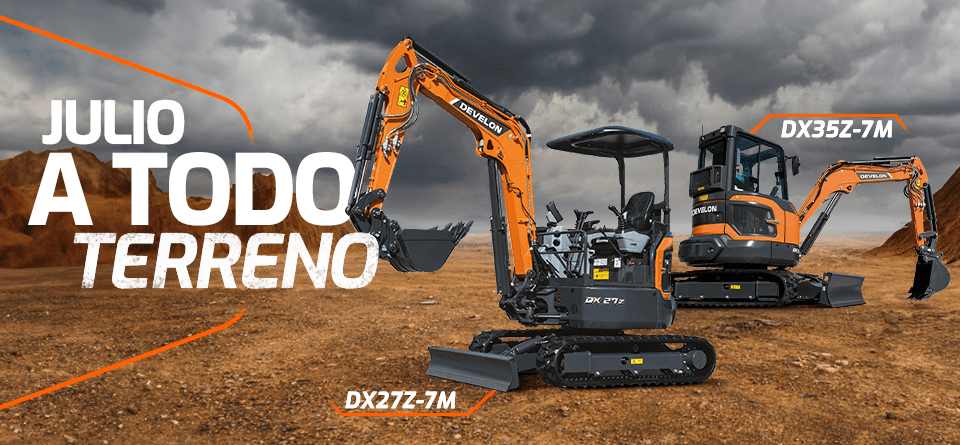 Las miniexcavadoras Develon