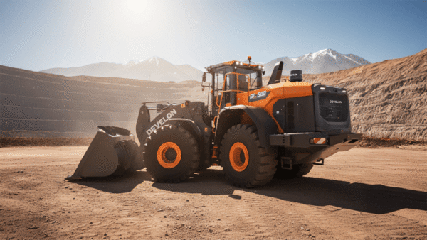 cargador frontal de DL580-7 de 35 toneladas de peso operativo Develon