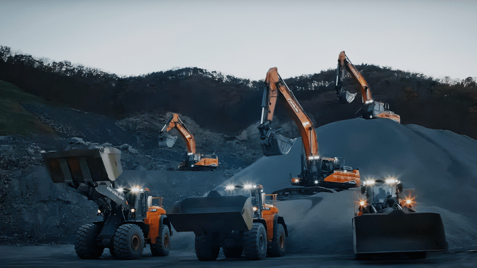 maquinaria develon anteriormente conocida como doosan