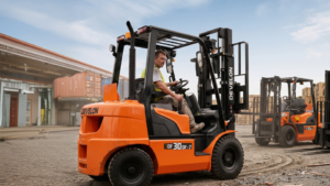 grúa horquilla develon